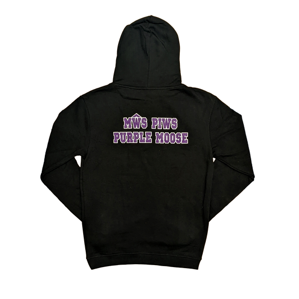 Hoodie Black Moose Logo