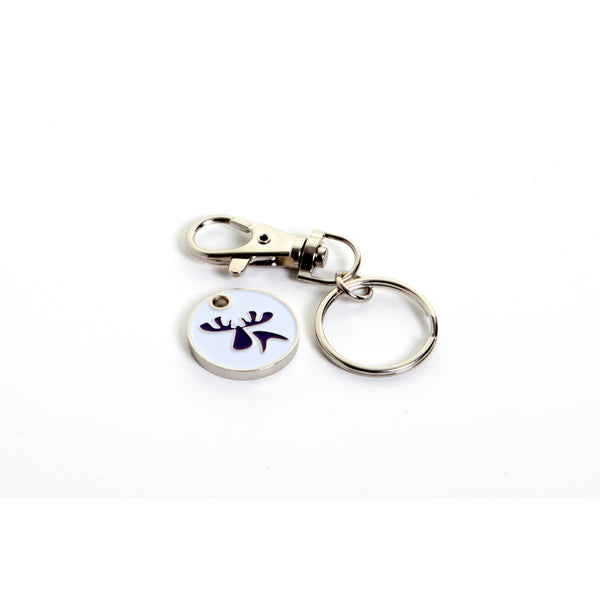 Trolley coin key ring